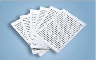 黏贴电线标志带